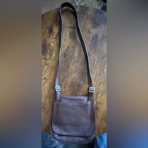 SOLD | Vintage | Coach Slim Hippie Flap Saddle Bag | Brown | 9135 | Authentic